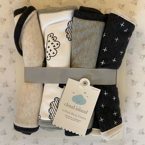 Cloud Island Burp Cloths